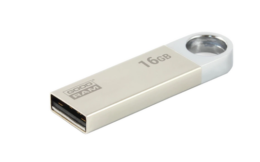 16GB GOODRAM UUN2 SILVER USB 2.0 UUN2-0160S0R11