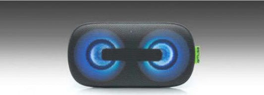 Boxa portabila MUSE M-370 DJ Bluetooth 2 x 3W AUX-in Incarcare prin MicroUSB Functie Hands-Free Multicolor ambience light Negru