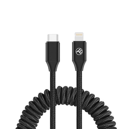 Cablu extensibil Tellur USB-C to Lightning PD27W pana la 1.8m negru