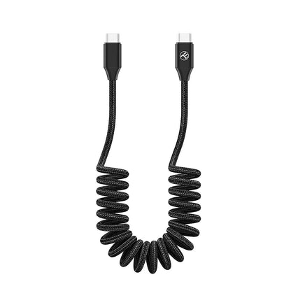 Cablu extensibil Tellur USB-C to USB-C PD60W pana la 1.8m negru