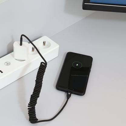 Cablu extensibil Tellur USB-C to USB-C PD60W pana la 1.8m negru