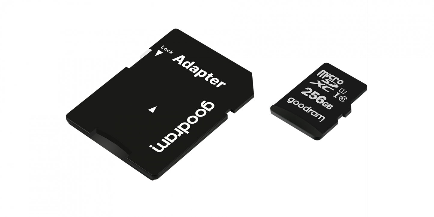 Card de memorie microSD Goodram 16GBUHS Icls 10 + adaptor M1AA-0160R12