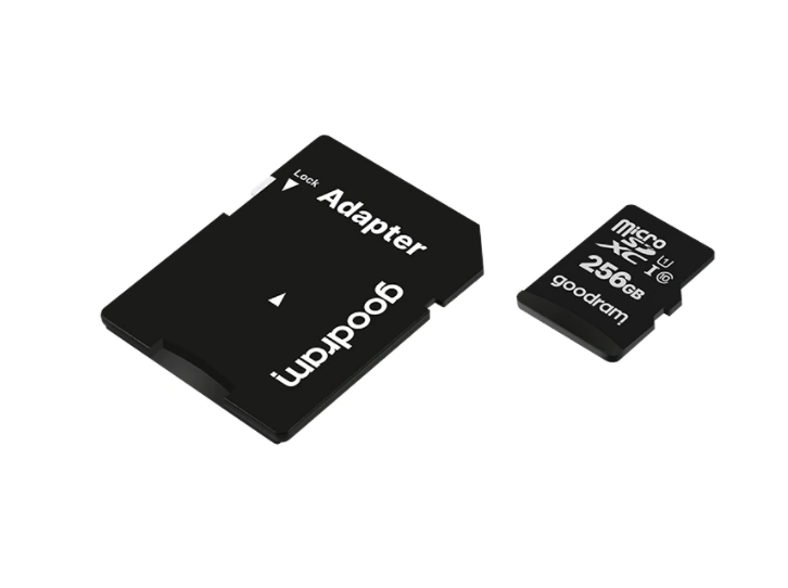 Card de memorie microSD Goodram 256GBUHS Icls 10 + adaptor M1AA-2560R12