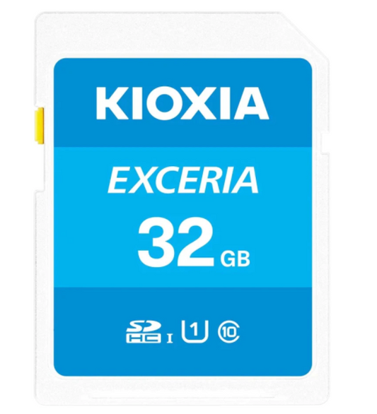 Card de memorie microSD Kioxia Exceria (M203) 32GBUHS I U1+ adaptor LMEX1L032GG2