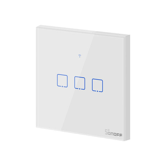 VeritoIntrerupatoareIntrerupator Smart  cu Touch  Sonoff T0 EU TX , WiFi, (3 canale)