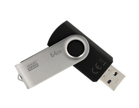 Memorie USB Goodram UTS3 64GBnegru USB 3.0UTS3-0640K0R11