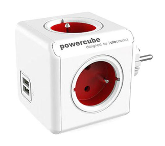 PowerCube Allocacoc Original USB RED (1202RD)